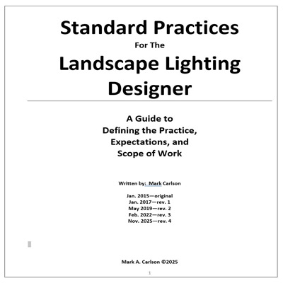 Standards  for the Landscape Lighting Designer